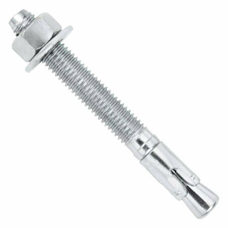 POWERS 1/2in x 2-3/4in Power-Stud+ SD1 Concrete Wedge Anchors & Exp Clips, 50PK POW 7420SD1